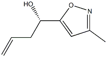 5-Isoxazolemethanol,3-methyl--alpha--2-propenyl-,(-alpha-S)-(9CI) Struktur