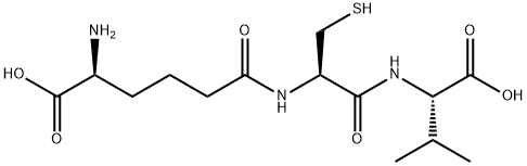 5-(2-aminoadipyl)cysteinylvaline Struktur