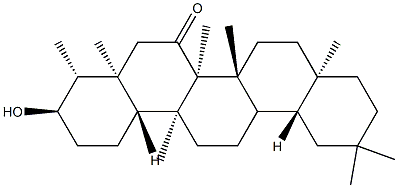 3α-Hydroxy-D:A-friedooleanan-7-one Struktur