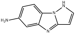 1H-Pyrazolo[1,5-a]benzimidazol-6-amine(9CI) Struktur