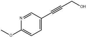 2-Propyn-1-ol,3-(6-methoxy-3-pyridinyl)-(9CI) Struktur