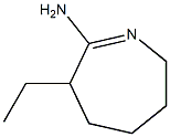 2H-Azepin-7-amine,6-ethyl-3,4,5,6-tetrahydro-(9CI) Struktur