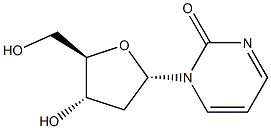 1-(2'-deoxyribosyl)-2-pyrimidinone Struktur