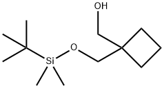 1-[[[(1,1-Dimethylethyl)dimethylsilyl]oxy]methyl]cyclobutanemethanol Struktur