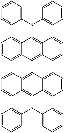 N10,N10,N10',N10'-tetraphenyl-9,9'-bianthracene-10,10'-diamine Struktur