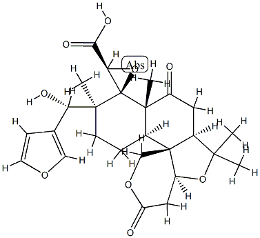 Limonoic acid 3,19-lactone Struktur