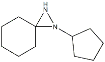 1,2-Diazaspiro[2.5]octane,1-cyclopentyl-(8CI) Struktur