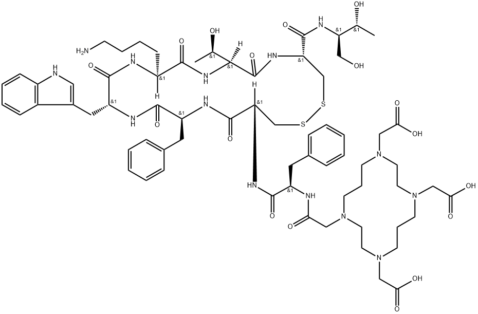 TETA-Octreotide acetate Struktur