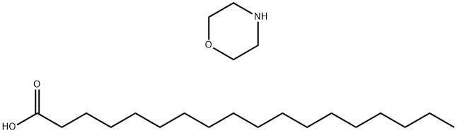 stearic acid, compound with morpholine (1:1) Struktur