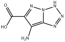 1H-Pyrazolo[1,5-d]tetrazole-6-carboxylicacid,7-amino-(9CI) Struktur