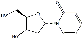 1-(2-Deoxy-α-D-erythro-pentofuranosyl)-2(1H)-pyridinone Struktur