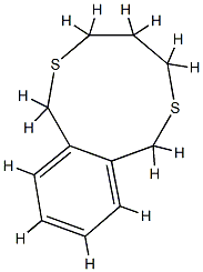 1,4,5,7-Tetrahydro-3H-2,6-benzodithionin Struktur