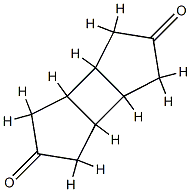 (3aα,3bβ,6aβ,6bα)-Decahydrocyclobuta[1,2:3,4]dicyclopentene-2,5-dione Struktur