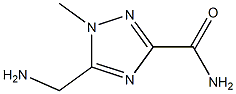 1H-1,2,4-Triazole-3-carboxamide,5-(aminomethyl)-1-methyl-(9CI) Struktur