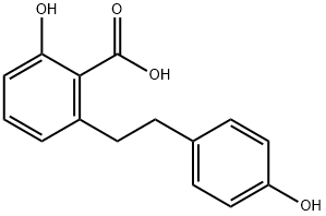 6-[2-(4-ヒドロキシフェニル)エチル]サリチル酸 化學(xué)構(gòu)造式