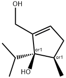 1-Cyclopentene-1-methanol,5-hydroxy-4-methyl-5-(1-methylethyl)-,(4R,5R)-rel-(9CI) Struktur