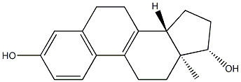 8,9-Dehydro-17-estradiol-d3 Struktur