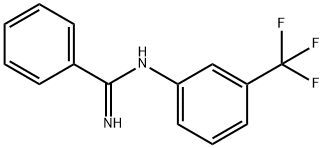 N-(α,α,α-Trifluoro-m-tolyl)benzamidine Struktur