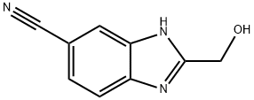 1H-Benzimidazole-5-carbonitrile,2-(hydroxymethyl)-(9CI) Struktur