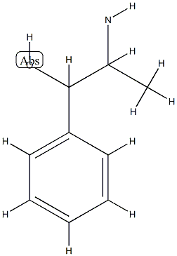 Amidogen,  (2-hydroxy-1-methyl-2-phenylethyl)- Struktur