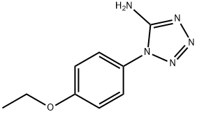 1H-Tetrazol-5-amine,1-(4-ethoxyphenyl)-(9CI) Struktur