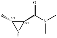 2-Aziridinecarboxamide,N,N,3-trimethyl-,(2R,3R)-rel-(9CI) Struktur