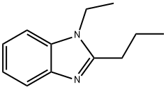 1H-Benzimidazole,1-ethyl-2-propyl-(9CI) Struktur