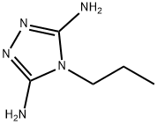 4H-1,2,4-Triazole-3,5-diamine,4-propyl-(9CI) Struktur