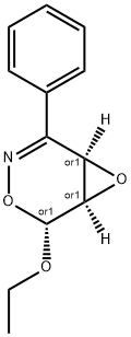 3,7-Dioxa-4-azabicyclo[4.1.0]hept-4-ene,2-ethoxy-5-phenyl-,(1R,2R,6R)-rel-(9CI) Struktur