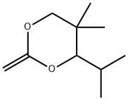 1,3-Dioxane,5,5-dimethyl-2-methylene-4-(1-methylethyl)-(9CI) Struktur