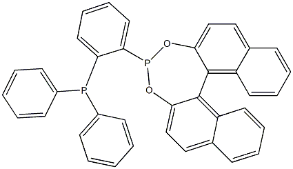 (R)-(+)-2-[2-(DIPHENYLPHOSPHINO)PHENYL]-1,2,3-DINAPHTHO(D12,F12)DIOXAPHOSPHINE Struktur