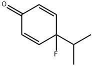 2,5-Cyclohexadien-1-one,4-fluoro-4-(1-methylethyl)-(9CI) Struktur