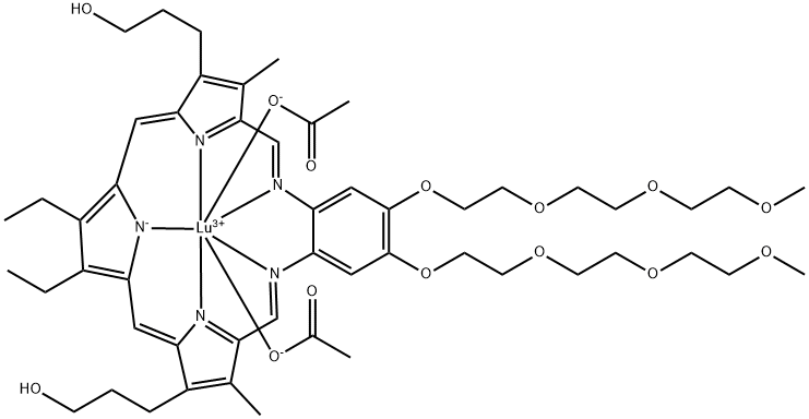 motexafin lutetium Struktur