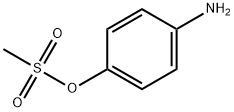 Methanesulfonic acid 4-aminophenyl ester Struktur