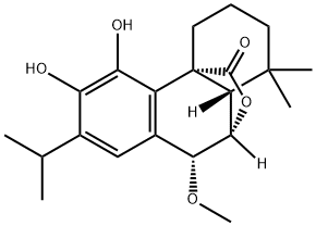 7beta-Methoxyrosmanol Struktur