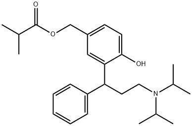 rac-5-IsopropylcarbonyloxyMethyl Tolterodine Struktur