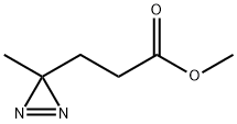 3-Methyl-3H-diazirine-3-propionic acid methyl ester Struktur