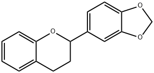 2H-1-Benzopyran,2-(1,3-benzodioxol-5-yl)-3,4-dihydro-(9CI) Struktur