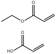 POLY(ETHYL ACRYLATE/ACRYLIC ACID) Struktur