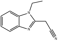 1H-Benzimidazole-2-acetonitrile,1-ethyl-(9CI) Struktur