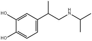 1,2-Benzenediol,4-[1-methyl-2-[(1-methylethyl)amino]ethyl]-(9CI) Struktur