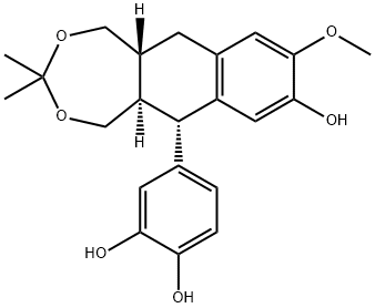 Isotaxiresinol 9,9'-acetonide Struktur