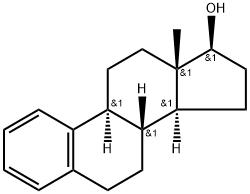 17beta-Estradiol, 3-deoxy- Struktur