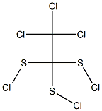 Bis(trichloromethyl) pertrisulfide Struktur