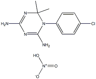 Cycloguanil Nitrate Struktur