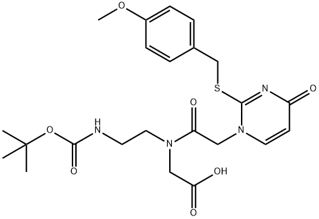 BOC-PNA-S(Pmb)-OH Struktur