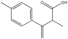 Benzenepropanoic acid, -alpha-,4-dimethyl--ba--methylene- (9CI) Struktur