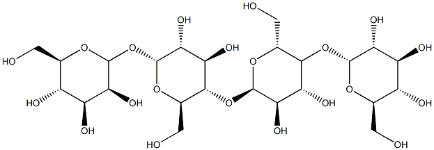 alpha-D-Glucopyranosyl O-alpha-D-glucopyranosyl-(1-4)-O-alpha-D-glucopyranosyl-(1-4)-alpha-D-glucopyranoside Structure