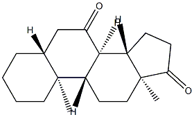 5α-Androstane-7,17-dione Struktur