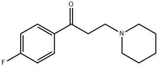 4'-Fluoro-β-piperidinopropiophenone Struktur